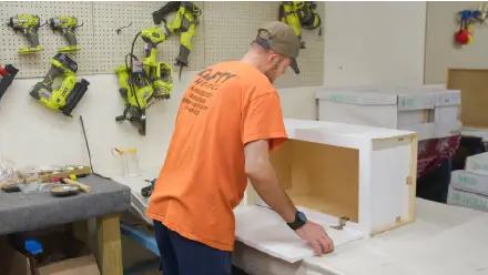 Lofty Built in-house cabinet assembly