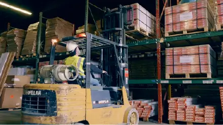 Lofty Built in-house material supply