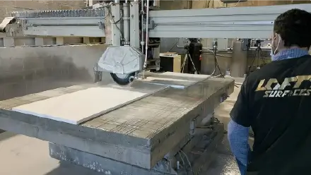 Lofty Built in-house stone fabrication