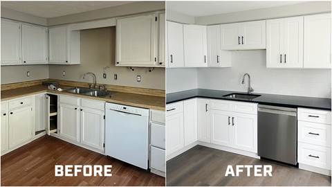 Finish — Full Interior Kitchen & Flooring Renovation | Worcester, MA