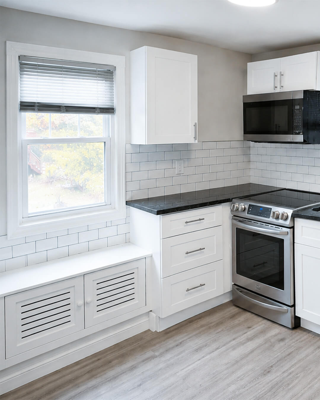 Finish — $10K Kitchen Refresh with Steel Grey Granite | Attleboro, MA