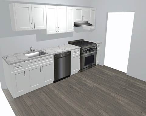 Design — Kitchen Renovation with Valle Nevado Granite Countertops | Canton, MA