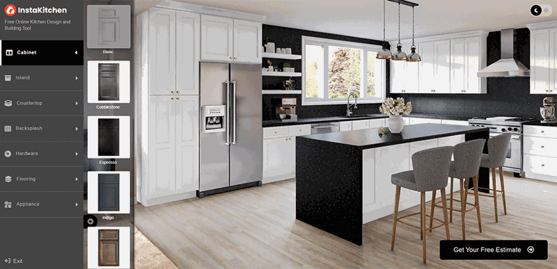 Explore styles with creative product choices with Instakitchen