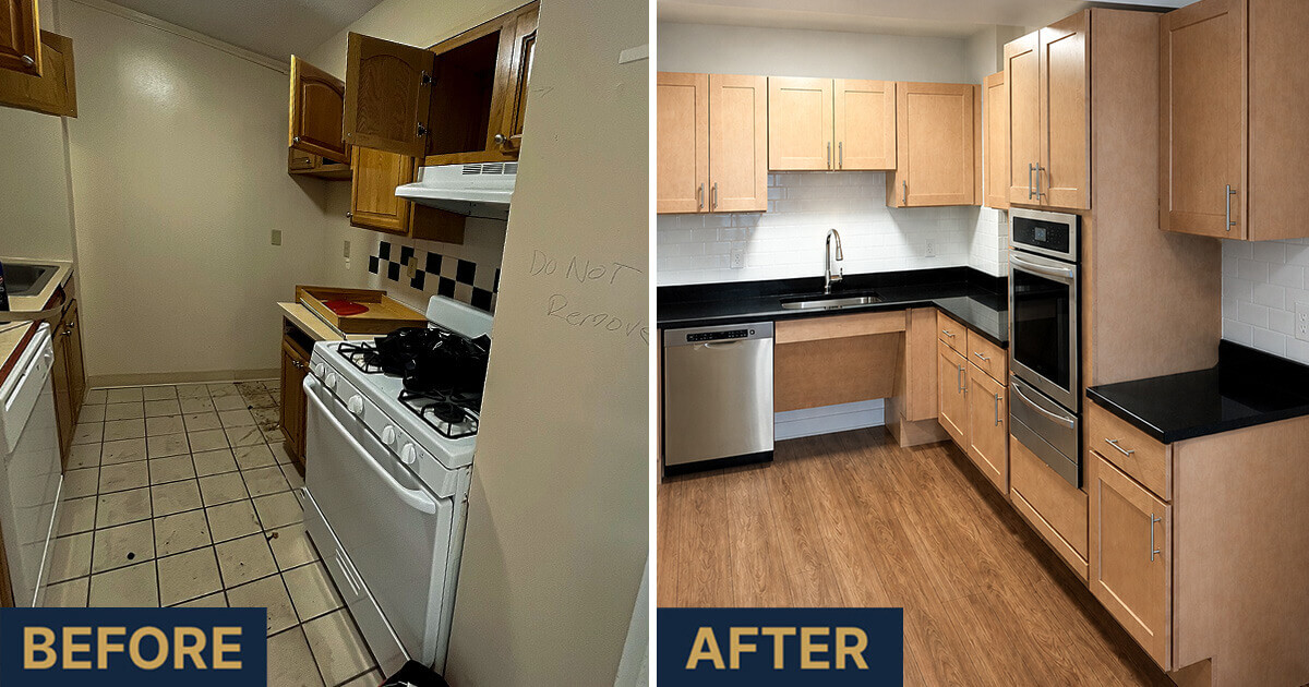 Finish — ADA Apartment Renovation | Cambridge, MA