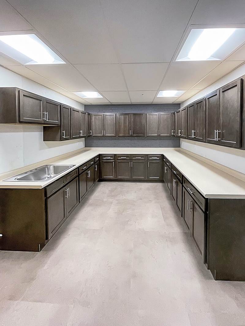Kitchen Cabinets On A Brick Wall | Brockton MA