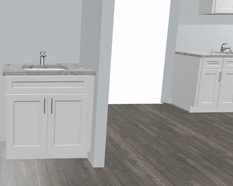 Design — Kitchen Renovation with Valle Nevado Granite Countertops | Canton, MA