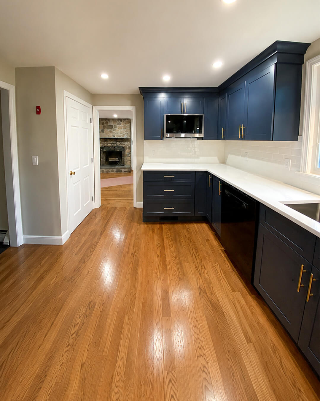 Finish — Kitchen Renovation with Peninsula Seating | Westwood, MA