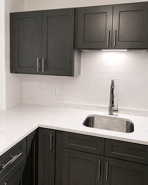 Finish — Kitchen & Two-Bath Renovation | Medford, MA