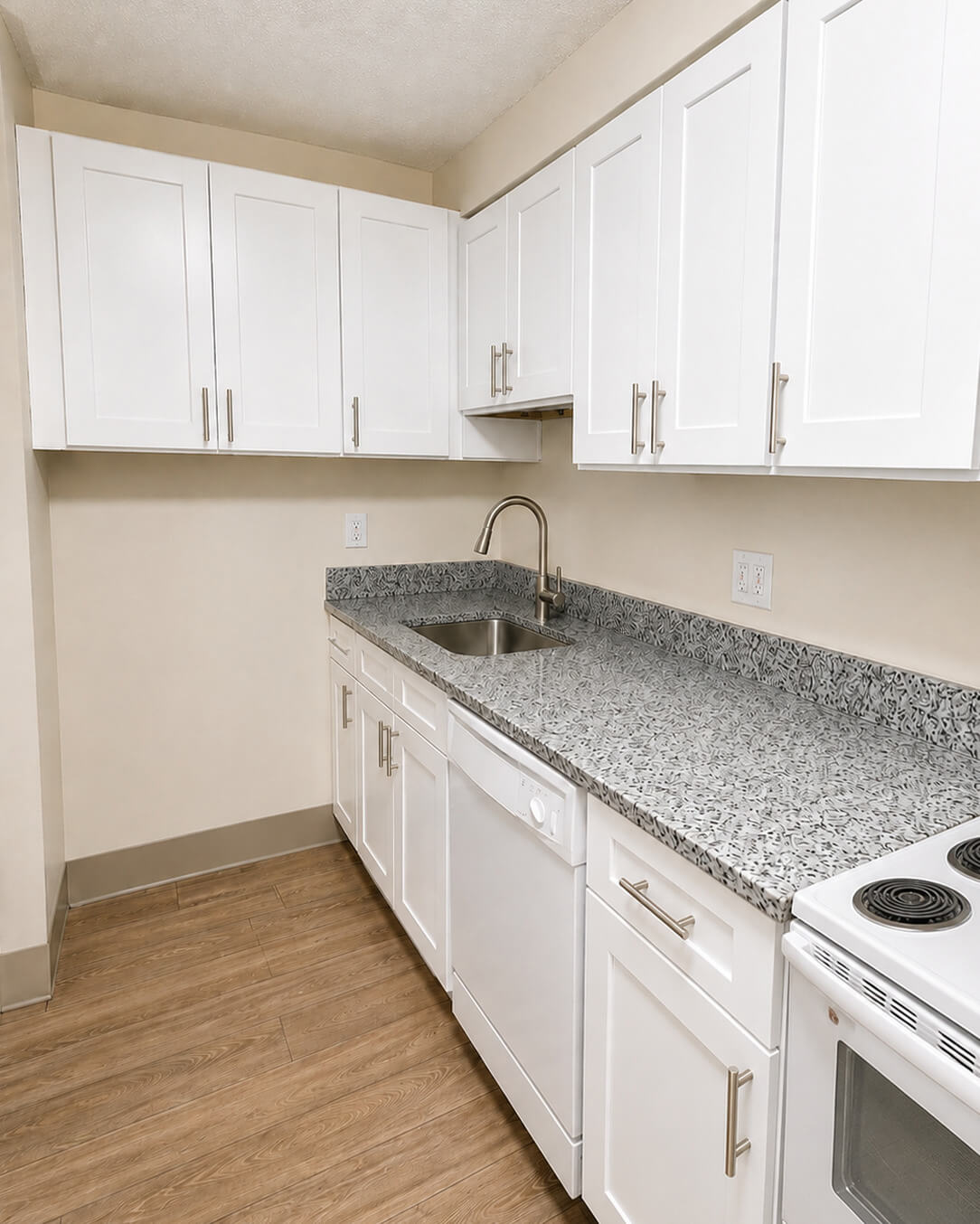 Kitchen Renovation with Valle Nevado Granite Countertops | Canton, MA