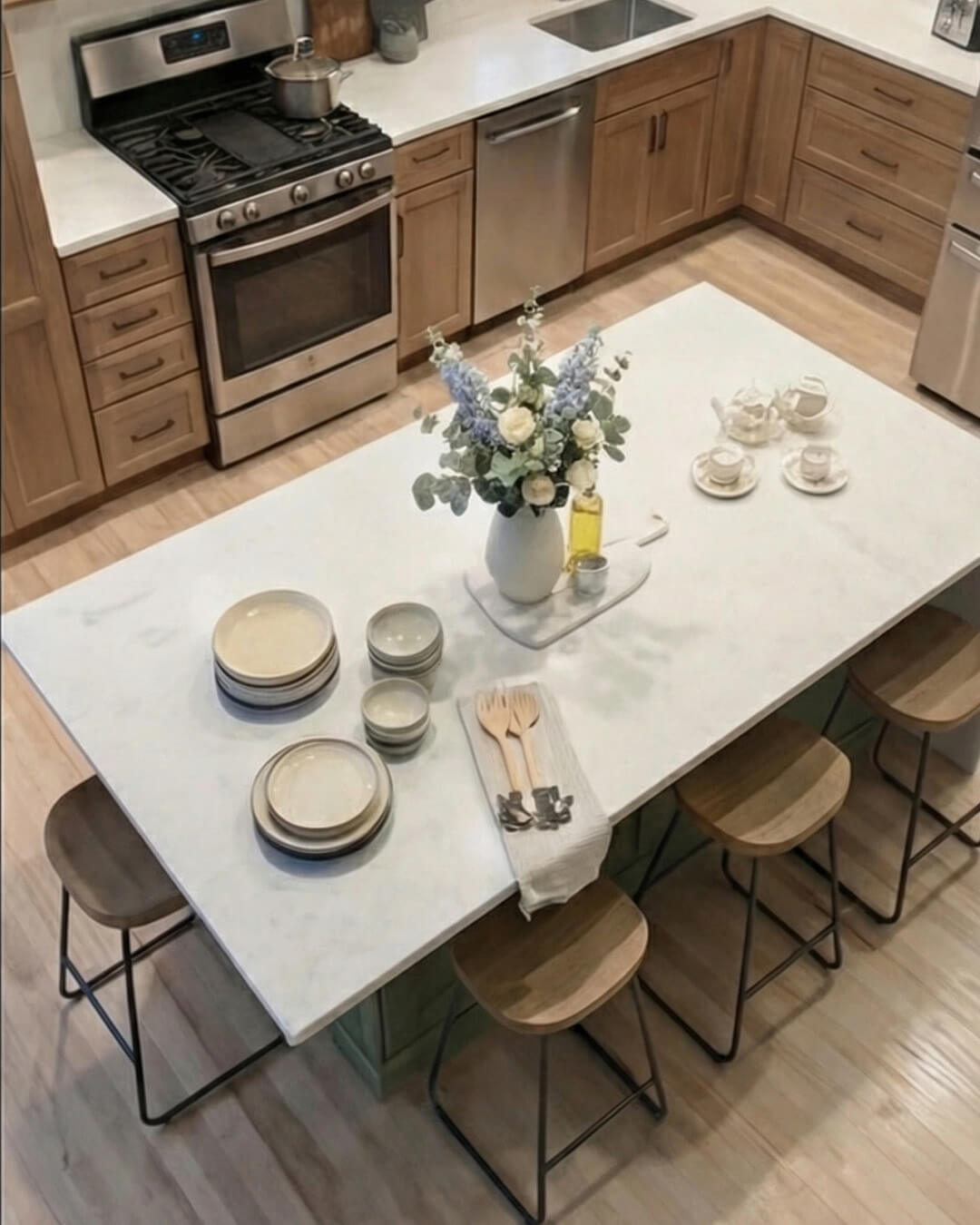 Finish — Open-Concept Kitchen & Bathroom Refresh | Methuen, MA