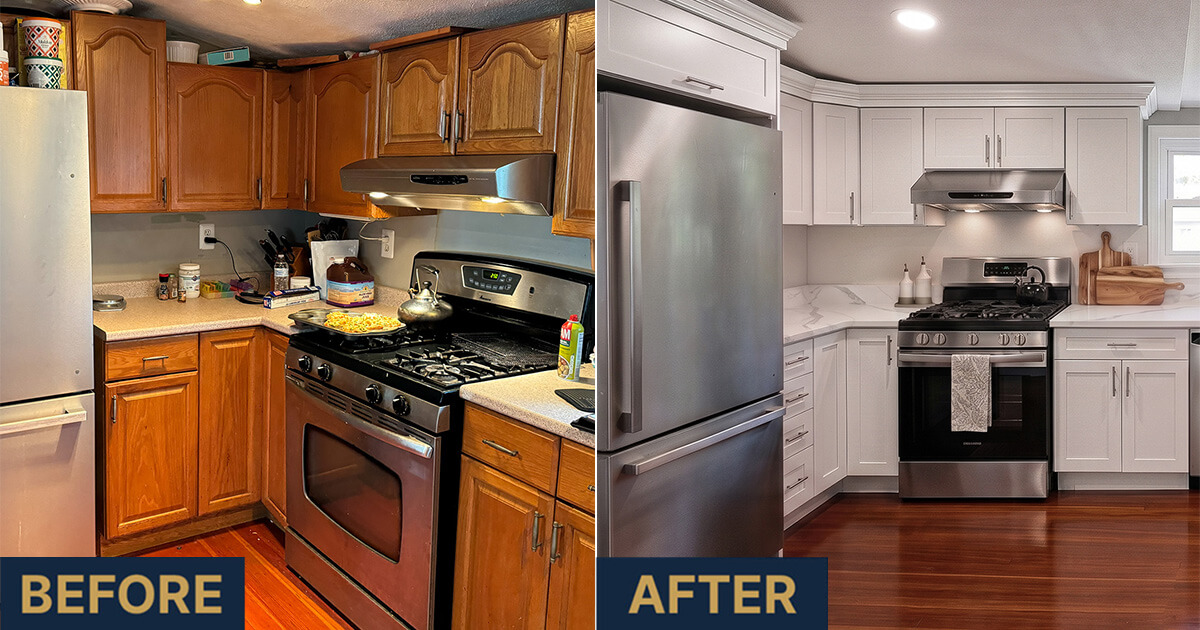 Finish — $10K Kitchen Refresh with Upgrades | Saugus, MA