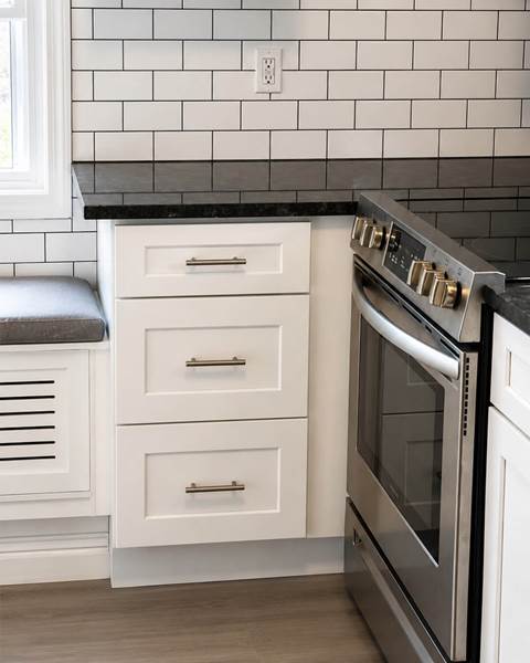 Finish — $10K Kitchen Refresh with Steel Grey Granite | Attleboro, MA