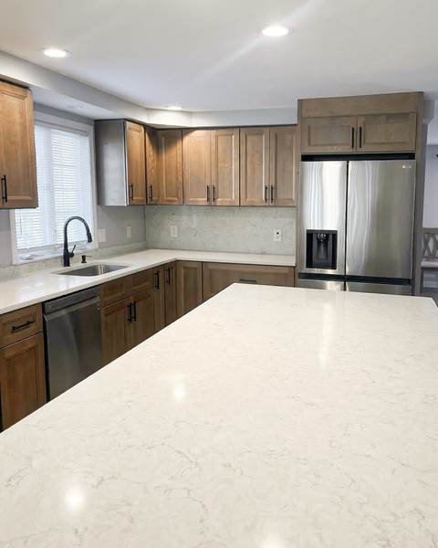 Finish — Open-Concept Kitchen & Bathroom Refresh | Methuen, MA