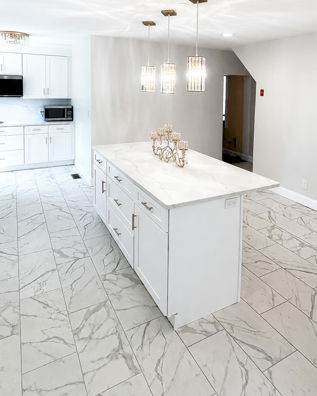 Finish — Kitchen Renovation with Layout Modification | Brockton, MA