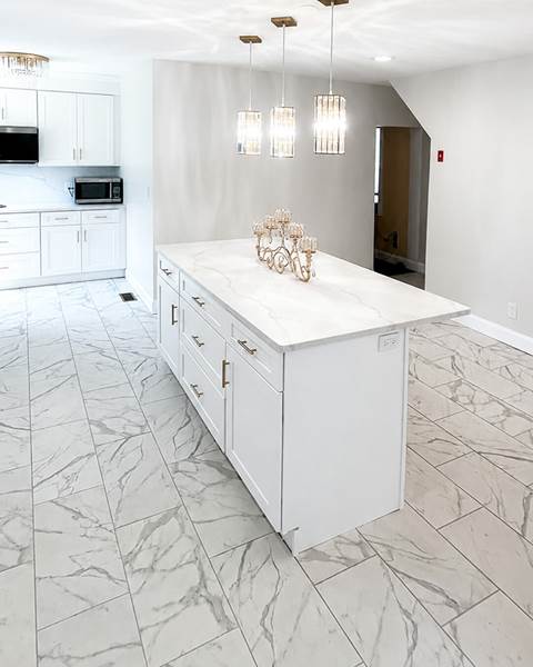 Finish — Kitchen Renovation with Layout Modification | Brockton, MA