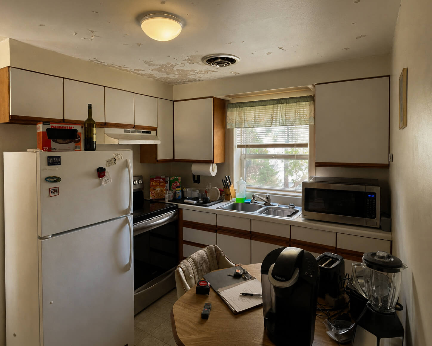 Before — Kitchen Renovation with Shaker Cabinets | Lincoln, RI