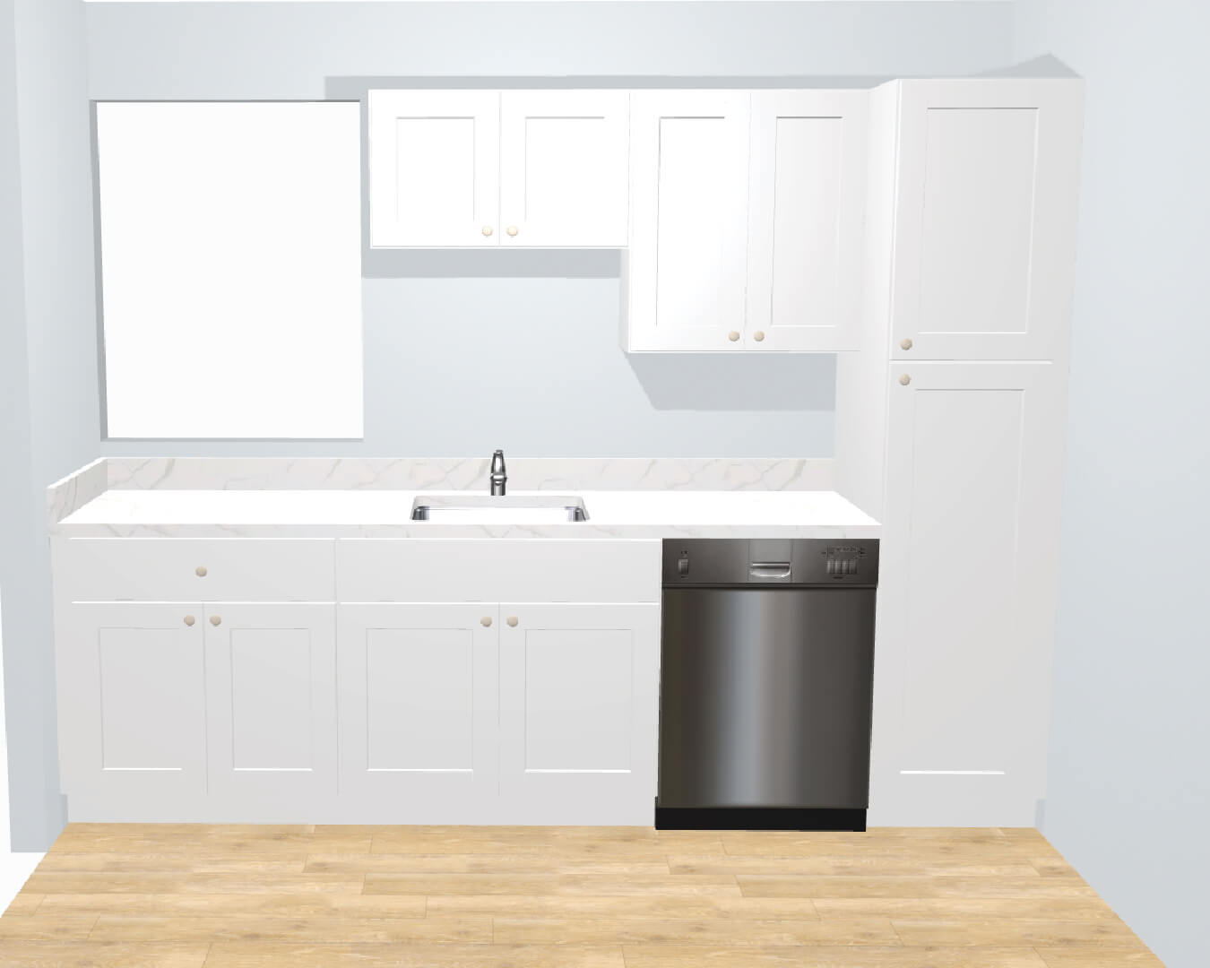 Design — Kitchen Renovation with Caledonia Granite Countertops | Lawrence, MA