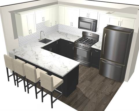 Design — $10K Kitchen Refresh with Two-Tone Shaker Cabinets