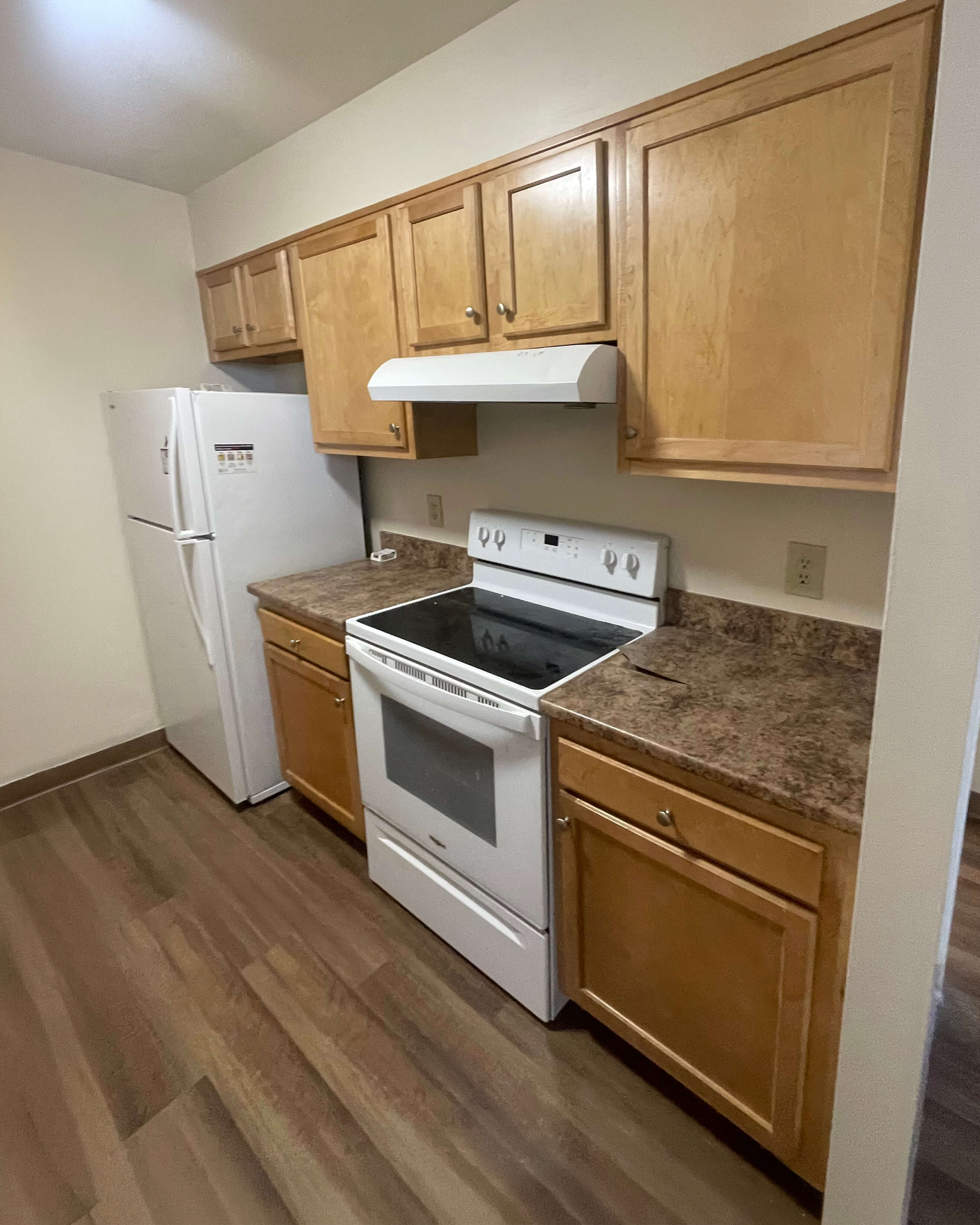 Before — Kitchen Renovation with Caledonia Granite Countertops | Lawrence, MA