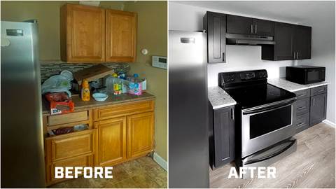 Finish — Kitchen Renovation After Water Damage | Brockton, MA