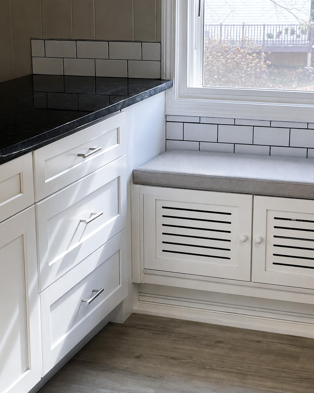 Finish — $10K Kitchen Refresh with Steel Grey Granite | Attleboro, MA