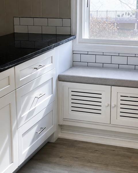 Finish — $10K Kitchen Refresh with Steel Grey Granite | Attleboro, MA