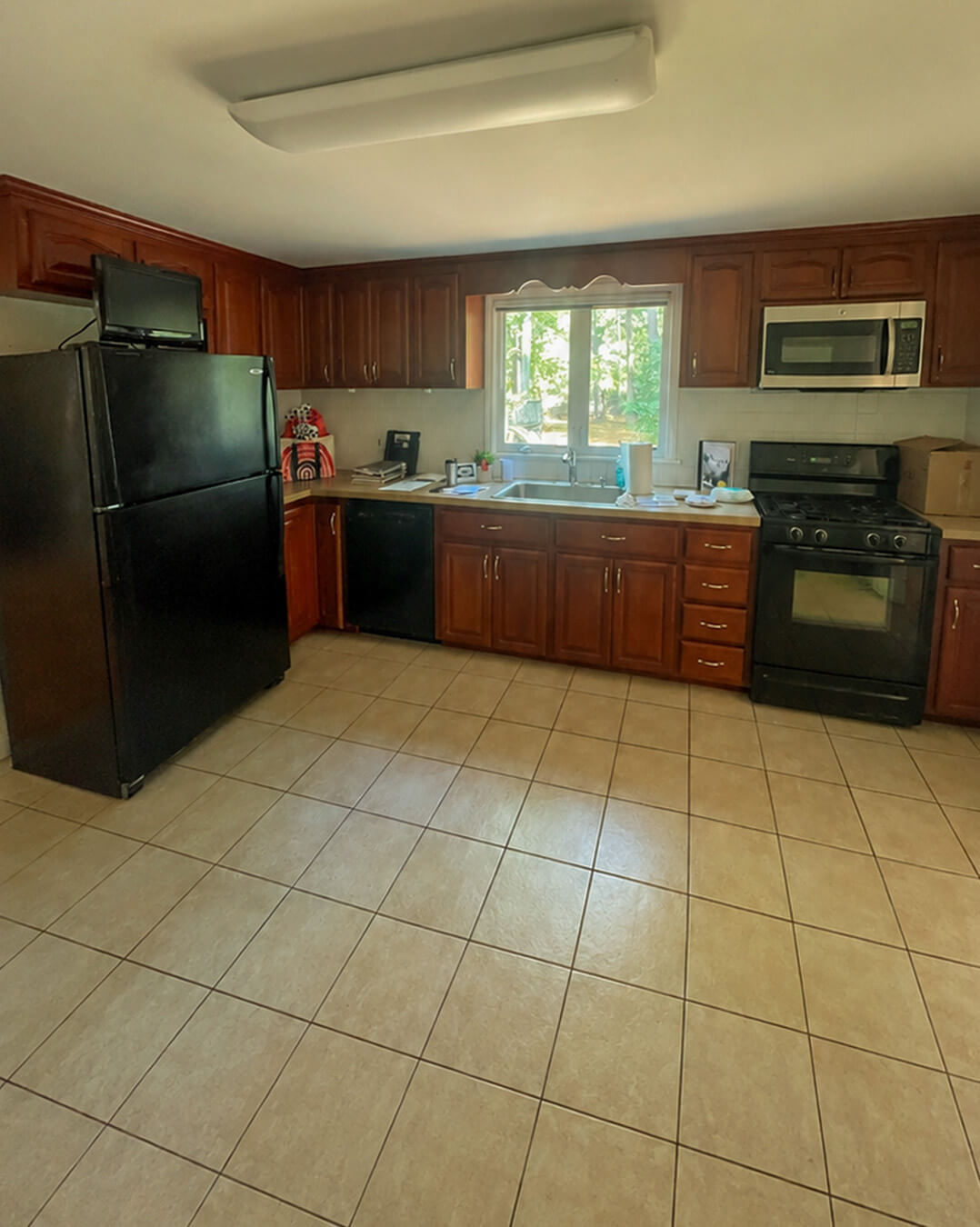 Before — Kitchen Renovation with Peninsula Seating | Westwood, MA