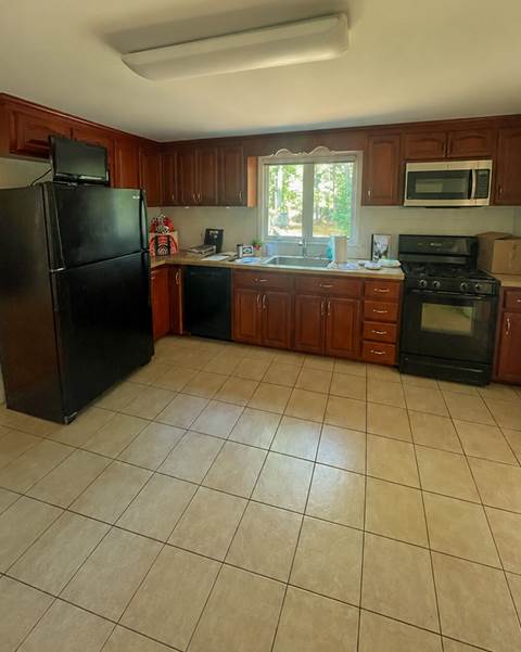 Before — Kitchen Renovation with Peninsula Seating | Westwood, MA