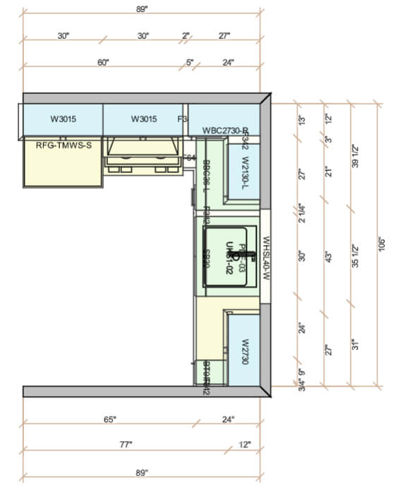 Design — Kitchen Renovation with Shaker Cabinets | Lincoln, RI