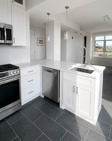 Finish — Open-Concept Kitchen Renovation with Peninsula Seating | Boston, MA