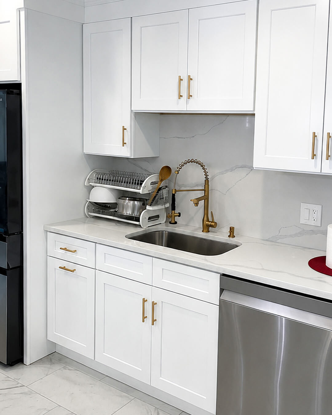 Finish — Kitchen Renovation with Layout Modification | Brockton, MA