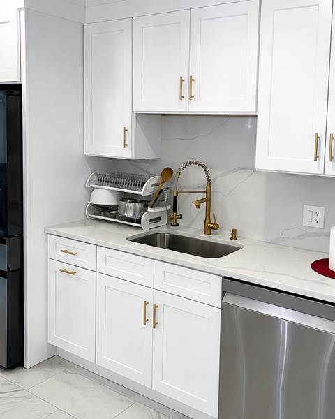 Finish — Kitchen Renovation with Layout Modification | Brockton, MA