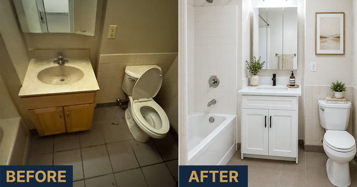 Finish — Kitchen & Bathroom Refresh with Closet Upgrades | Cambridge, MA