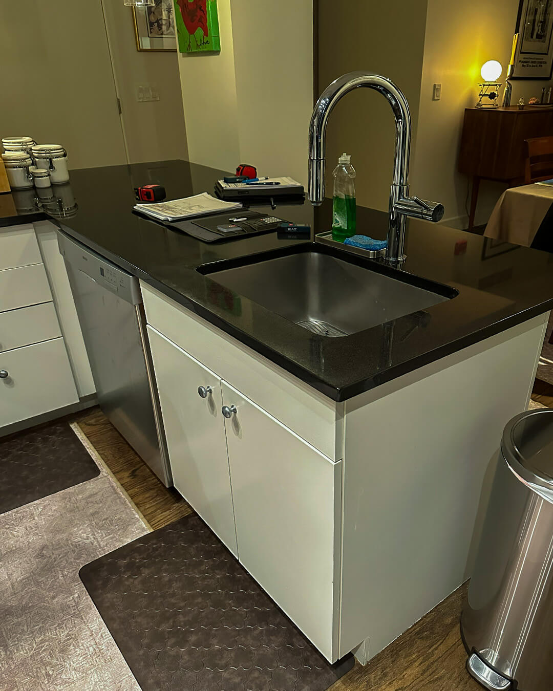Before — Open-Concept Kitchen Renovation with Peninsula Seating | Boston, MA