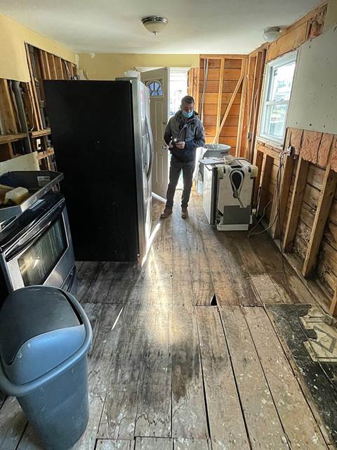 Build — Kitchen Renovation After Water Damage | Brockton, MA