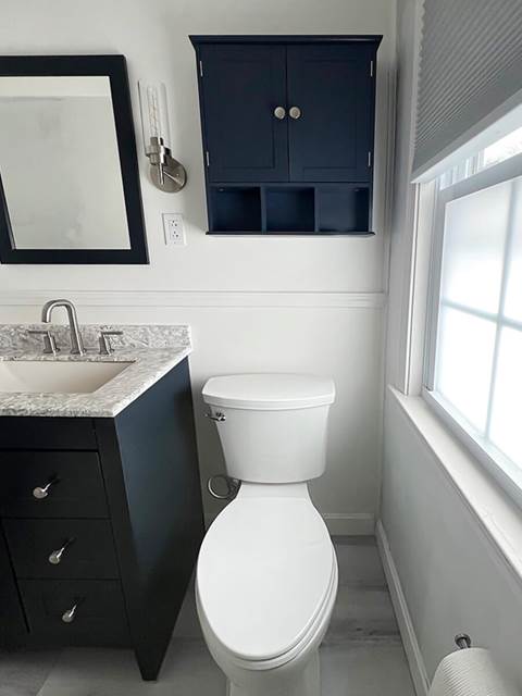 Finish — Basement Bathroom Renovation | Brockton, MA