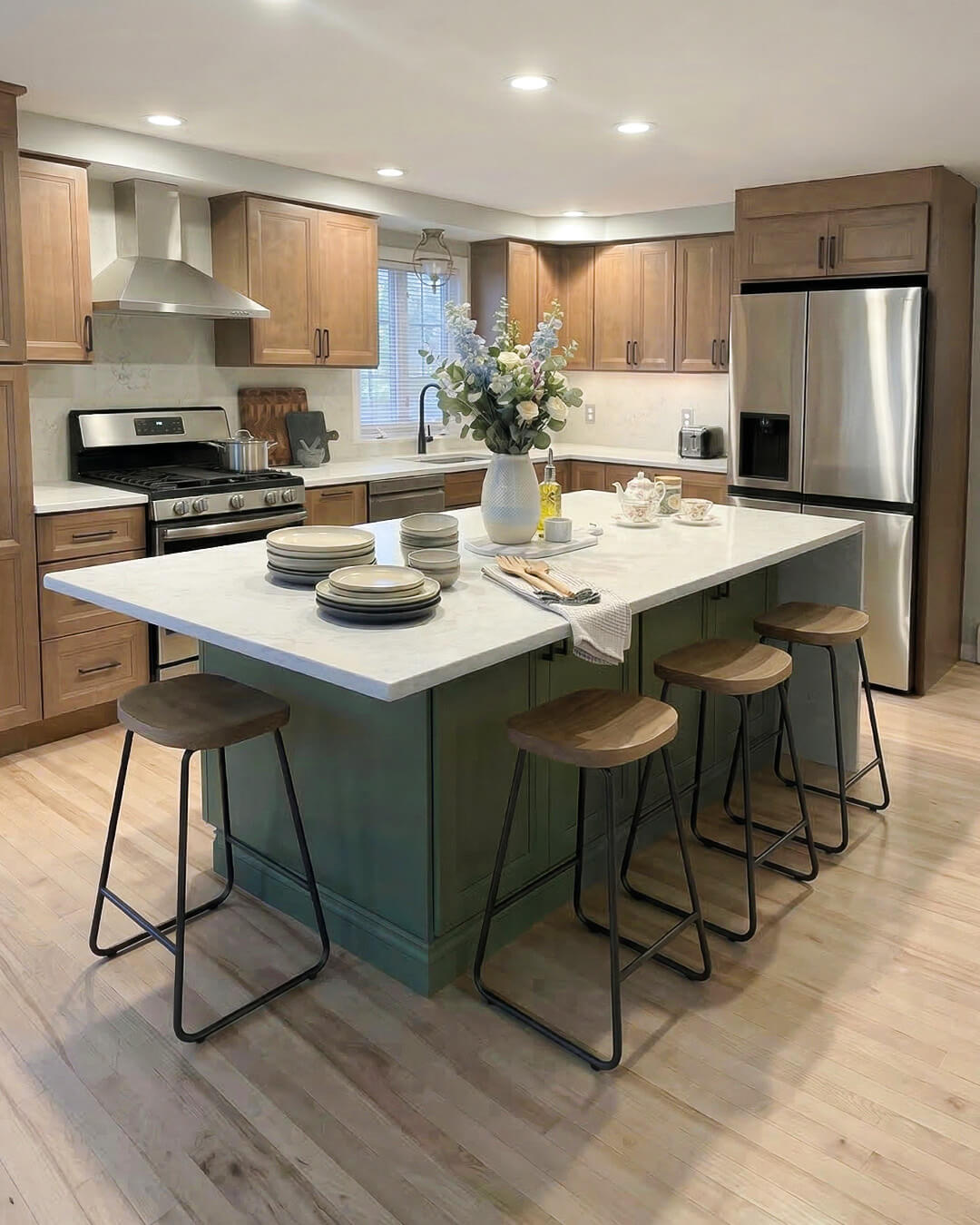 Open-Concept Kitchen & Bathroom Refresh | Methuen, MA