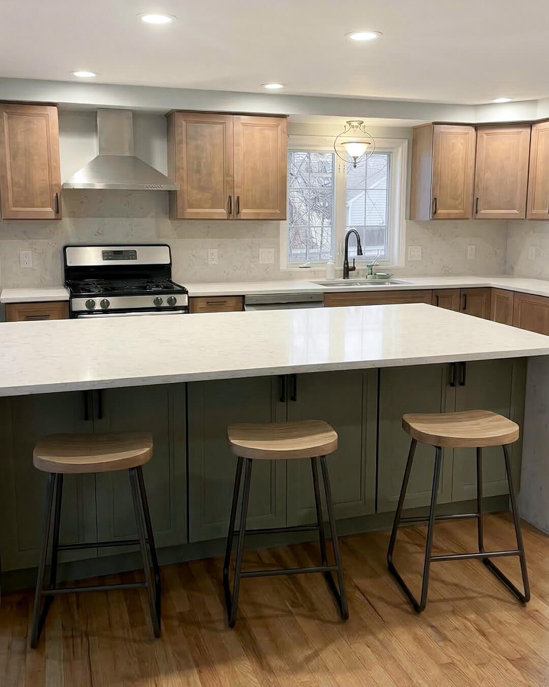 Finish — Open-Concept Kitchen & Bathroom Refresh | Methuen, MA