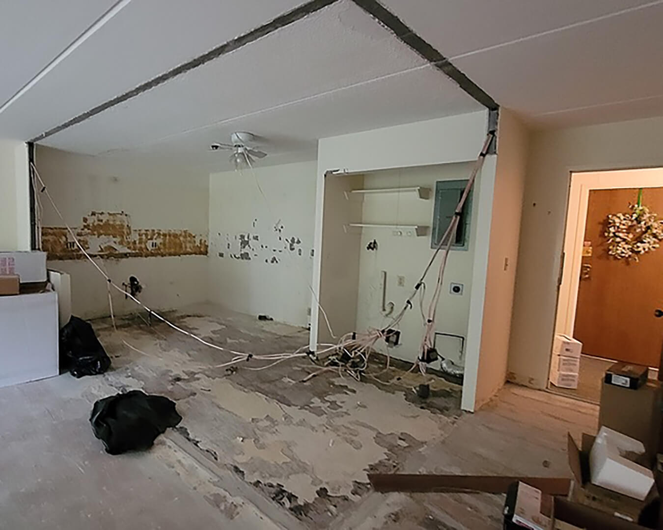 Before — Kitchen & Two-Bath Renovation | Medford, MA