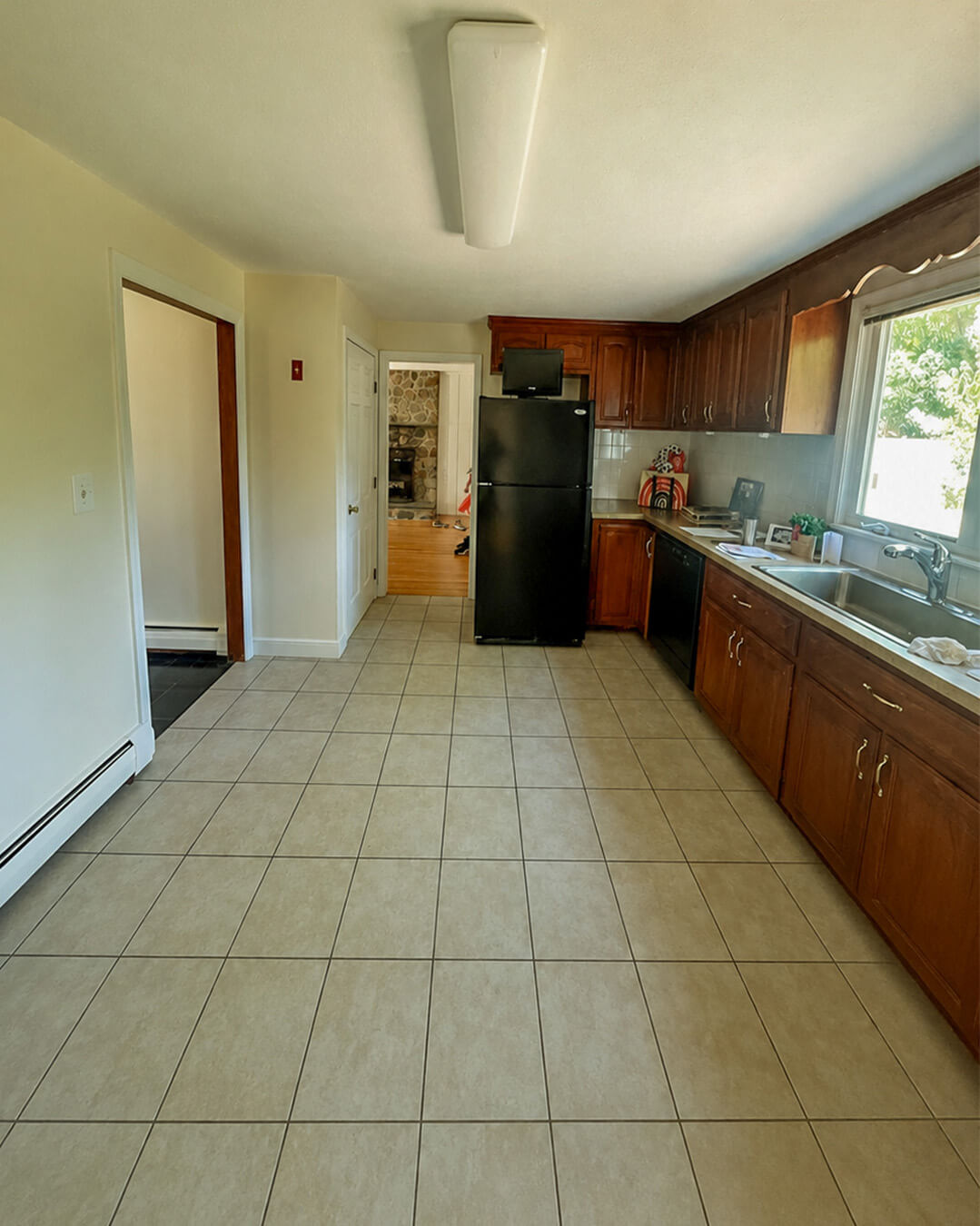 Before — Kitchen Renovation with Peninsula Seating | Westwood, MA
