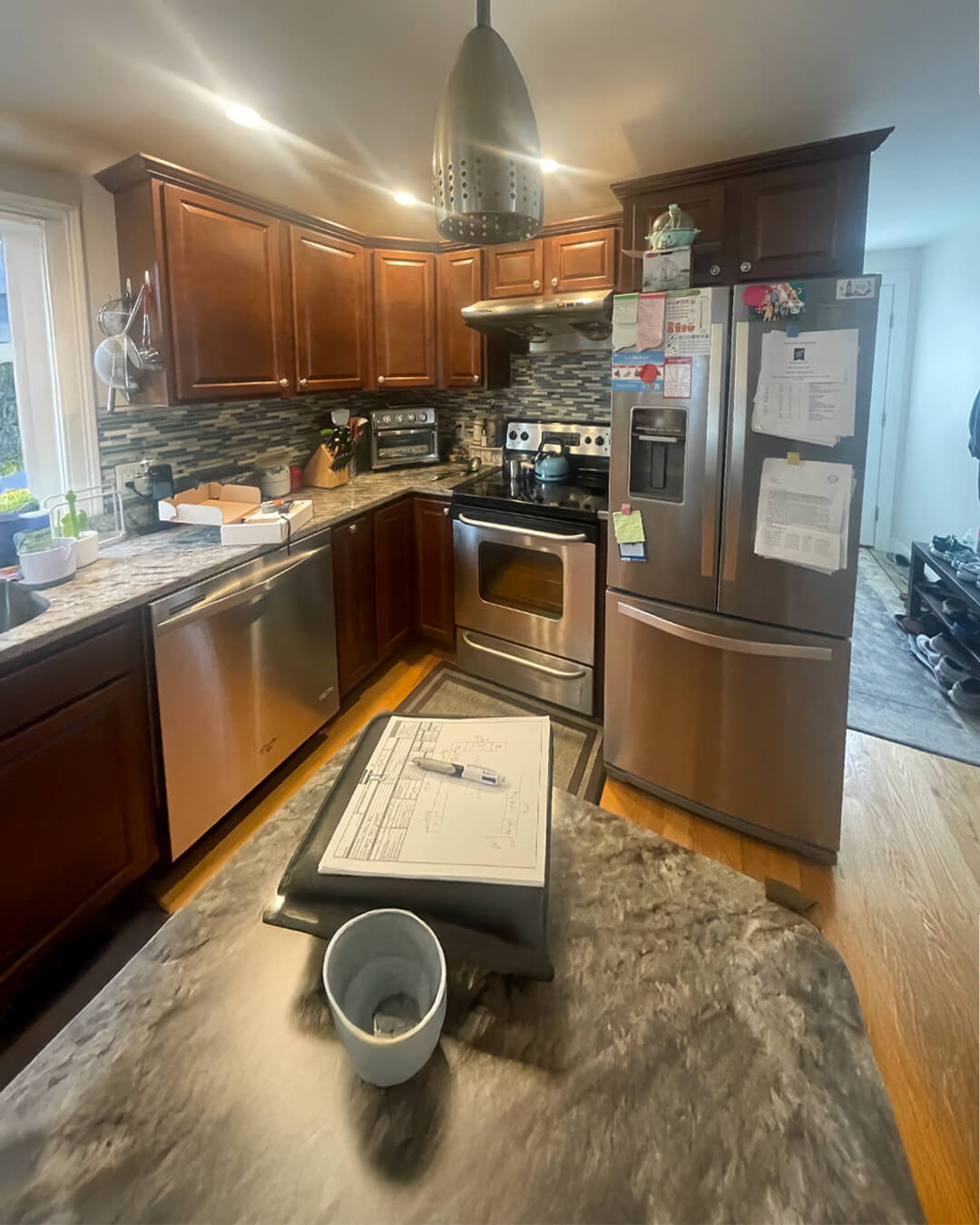Before — Modern Kitchen Re-Design & Structural Refresh | Boston, MA