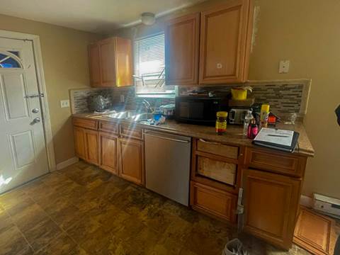 Before — Kitchen Renovation After Water Damage | Brockton, MA
