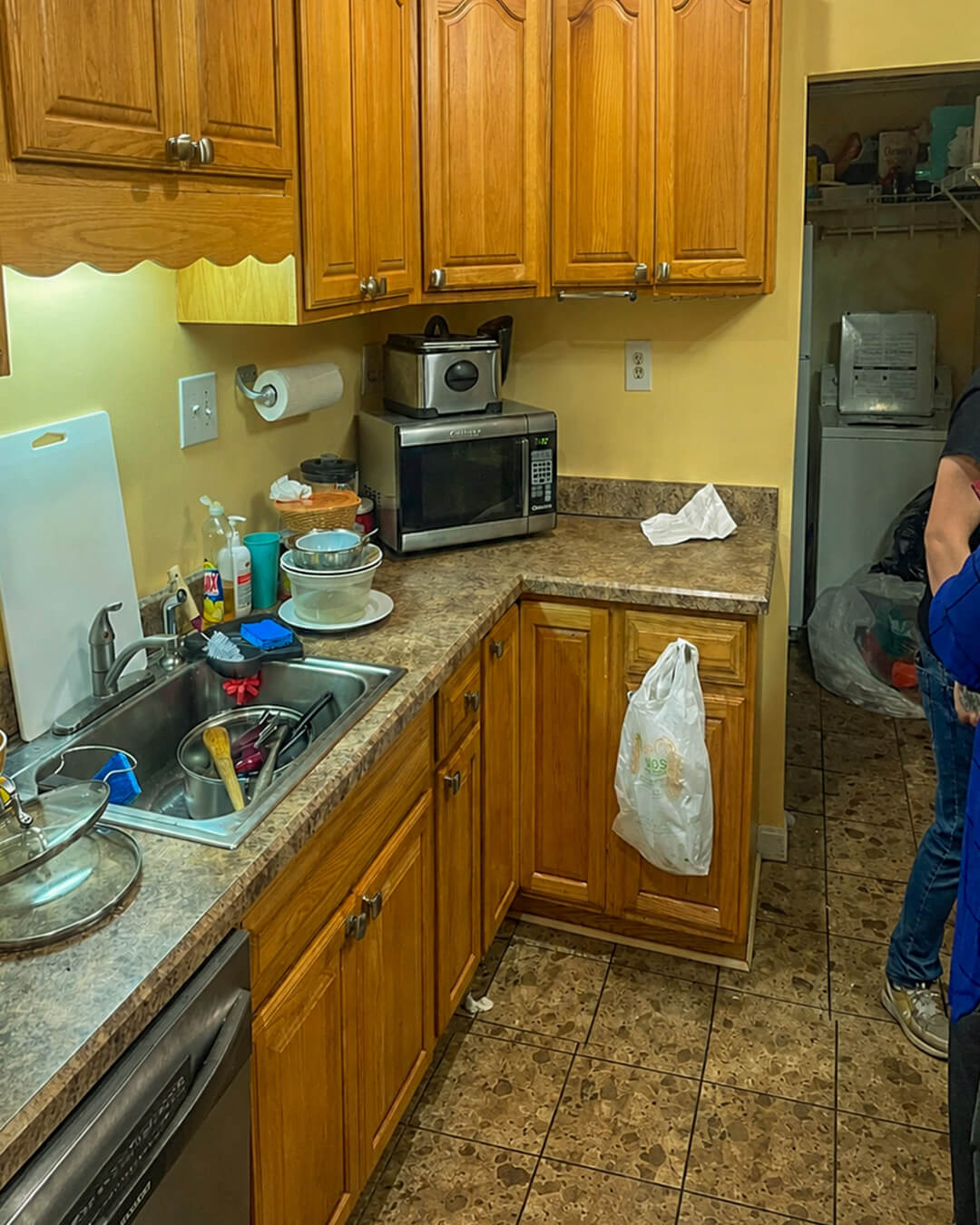 Before — Kitchen Renovation with Layout Modification | Brockton, MA