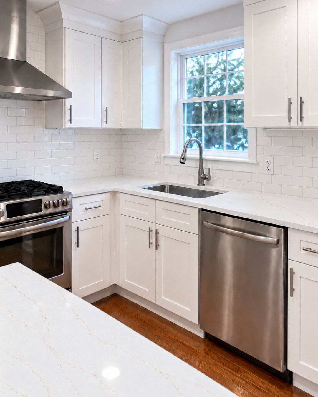 Finish — Kitchen & Hardwood Floor Renovation | Auburn, MA