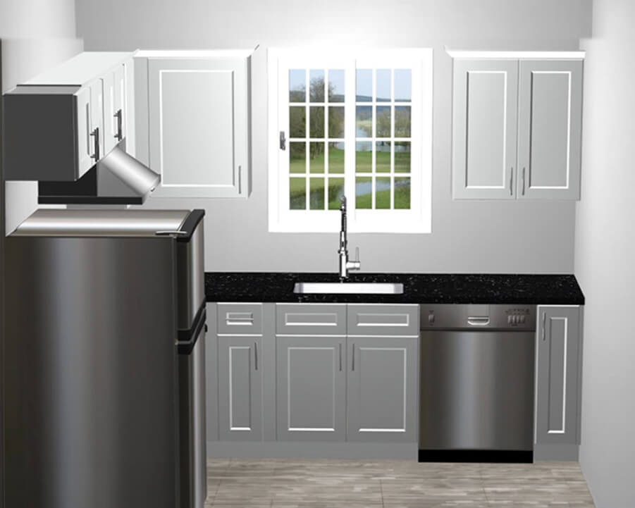 Design — Kitchen Renovation with Shaker Cabinets | Lincoln, RI