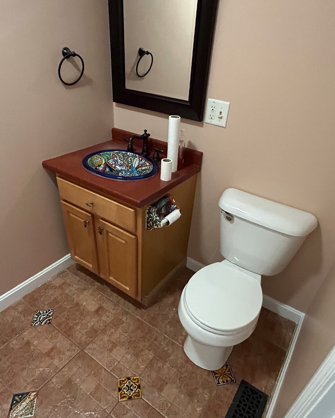 Before — Open-Concept Kitchen & Bathroom Refresh | Methuen, MA