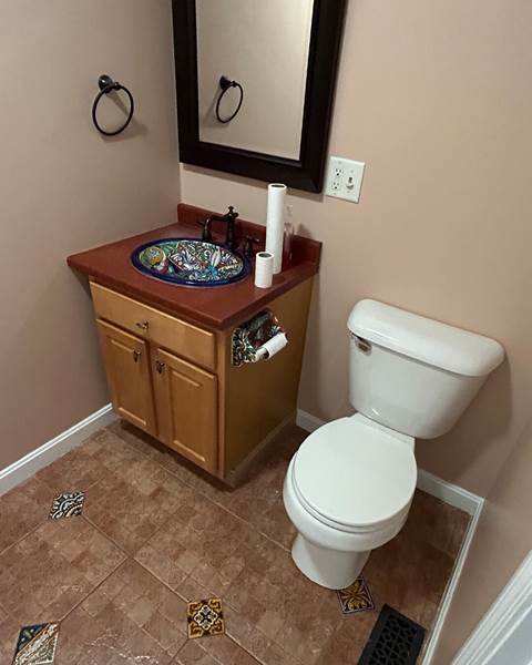 Before — Open-Concept Kitchen & Bathroom Refresh | Methuen, MA