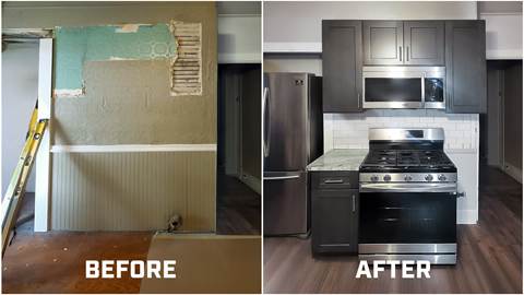 Finish — Two-Unit Kitchen Renovation | Boston, MA