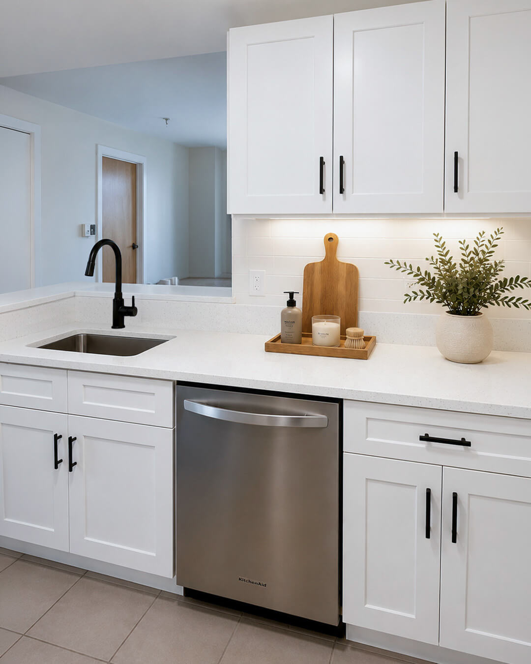 Kitchen & Bathroom Refresh with Closet Upgrades | Cambridge, MA
