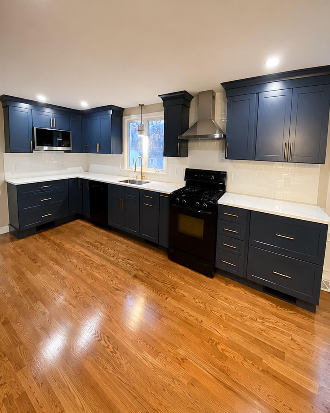 Finish — Kitchen Renovation with Peninsula Seating | Westwood, MA